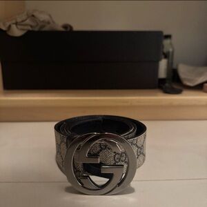 Gucci Black and Gray Belt Bag